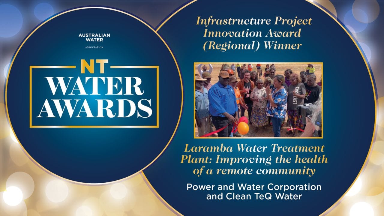 Clean TeQ Water Wins NT Project Award for Laramba Water Treatment Plant