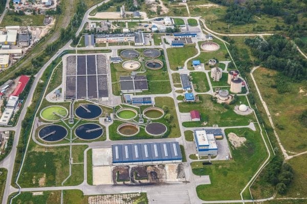 municipal wastewater treatment plant