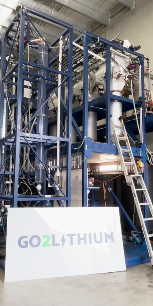 Video: Go2Lithium Demonstration Plant Prepared for Shipping to Canada