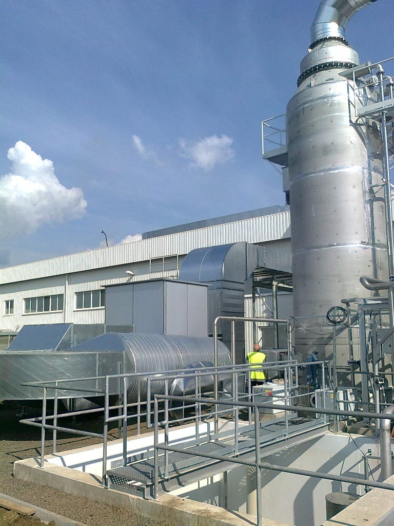 fotografie0350 Treatment of Wastewater for VOC and BOD, Czech Republic