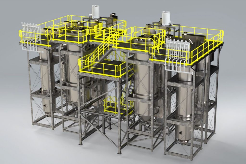 CIF-render Oil and Gas Sulphate Removal Plant, Middle East