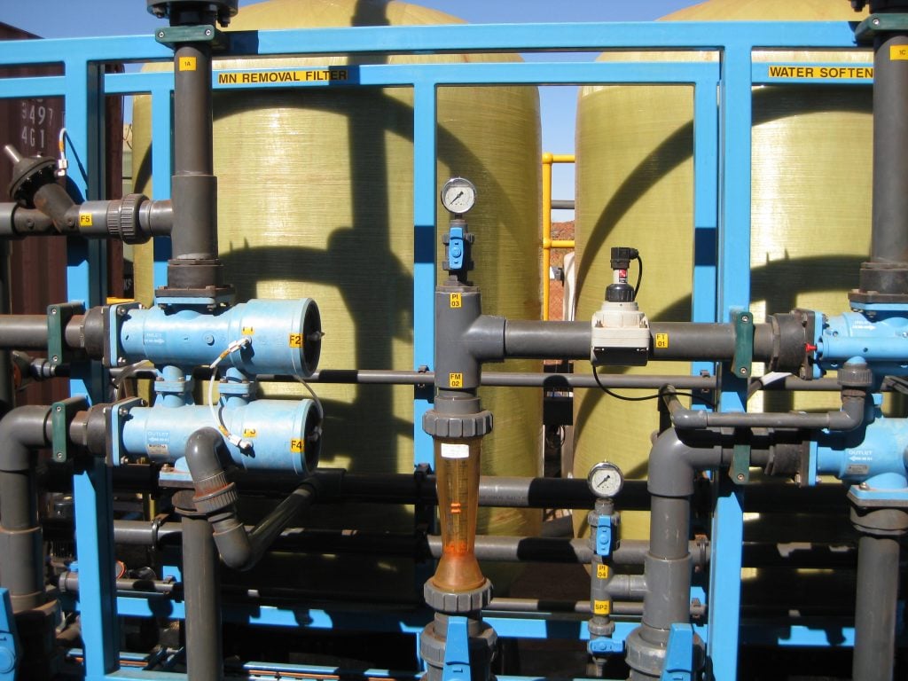 Valve Rack 03 Manganese, Iron and Hardness Removal, Australia