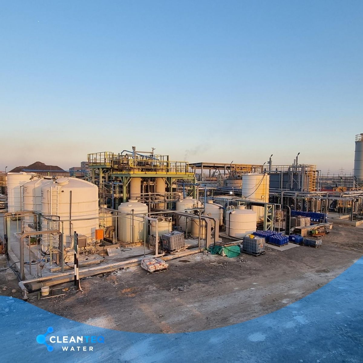 Clean TeQ Water Oman Plant Completes hand-over after completing 72-hour performance testing.