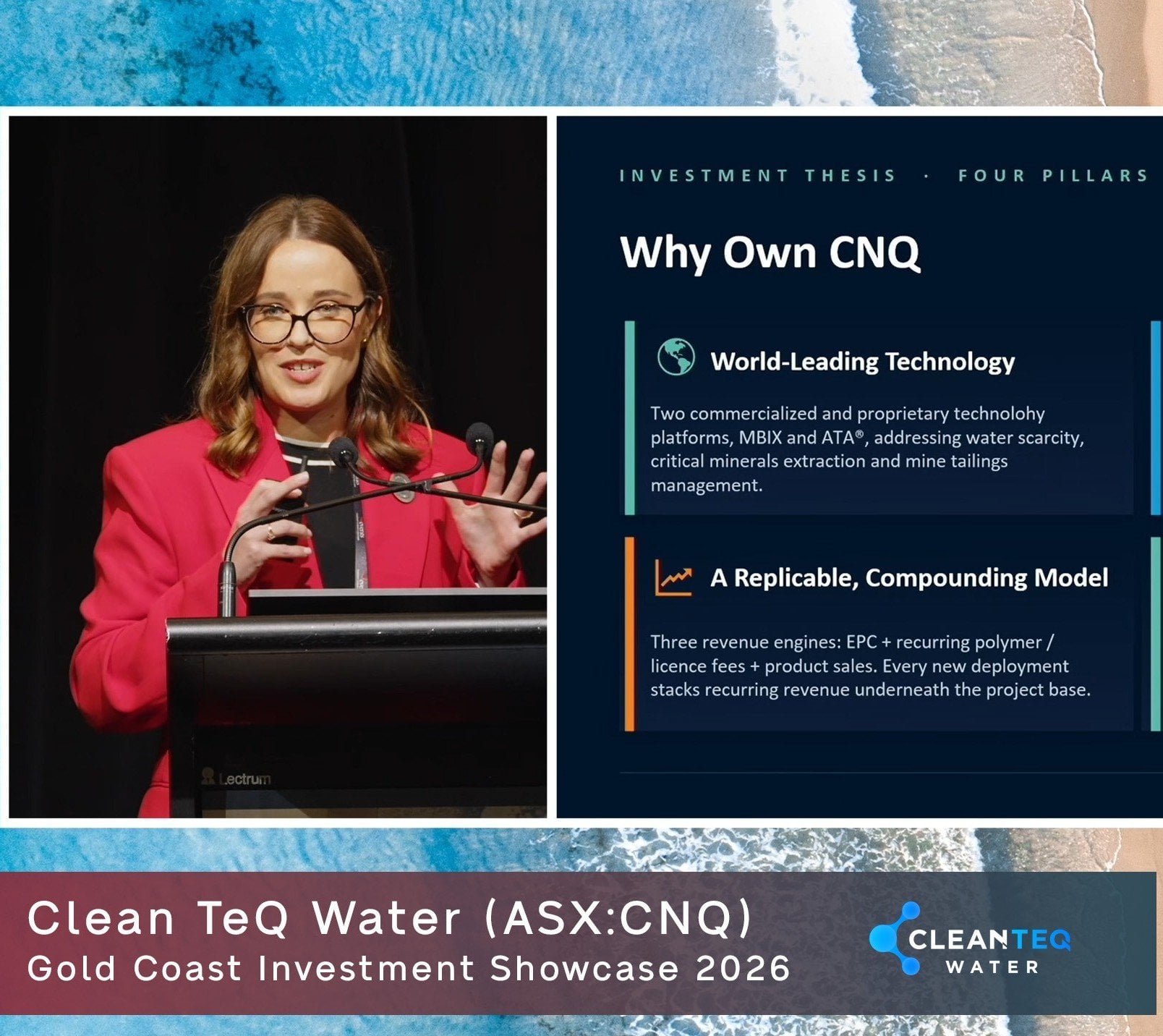 Clean TeQ Water Presents at Gold Coast Investment Showcase 2026