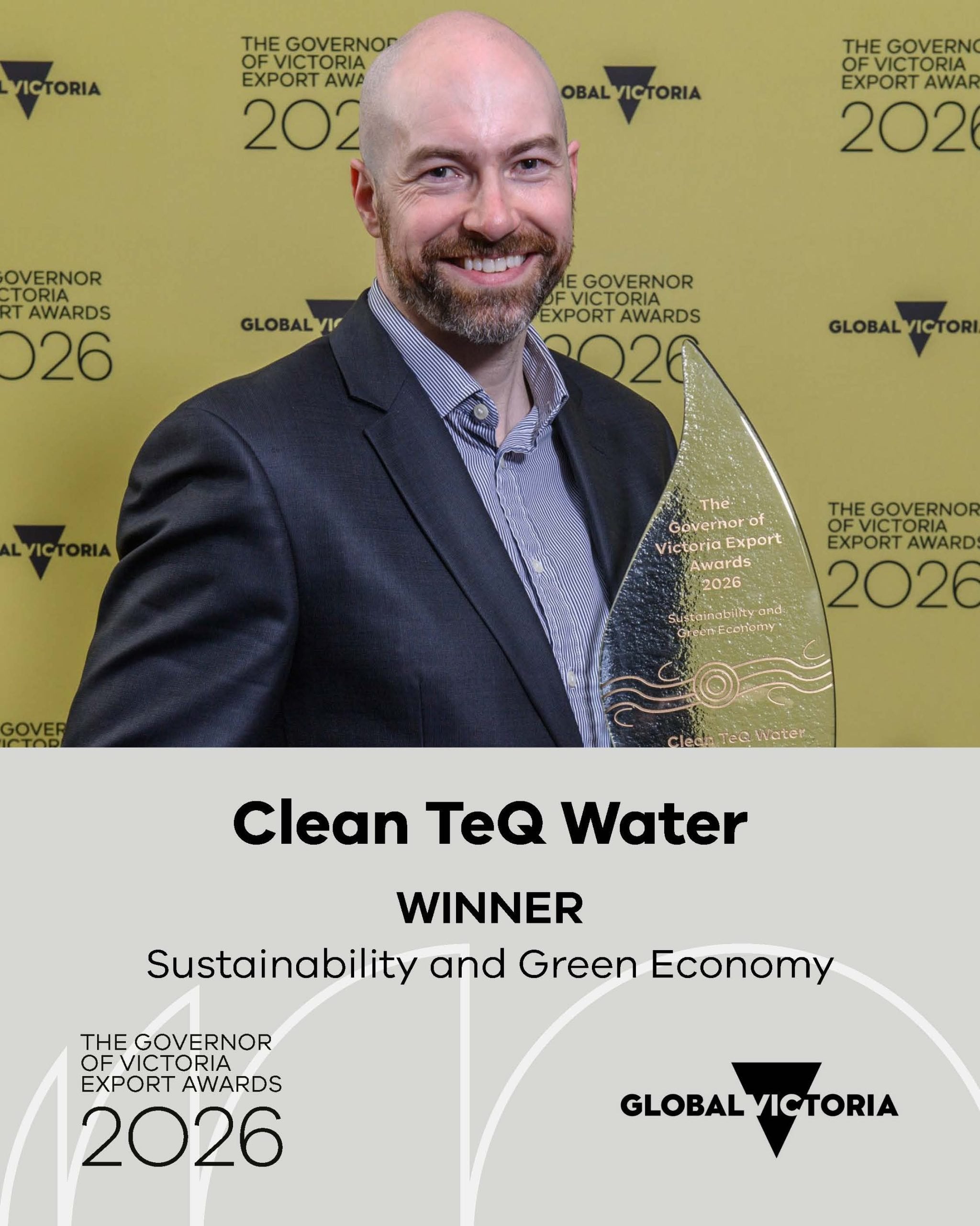Clean TeQ Water Wins 2026 Governor of Victoria Export Award